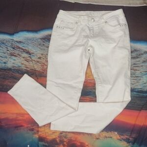 L.a. idol white jeans size 9